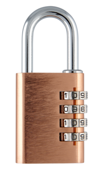 Hänglås kod, bredd 40 mm