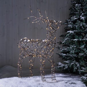 Poro, jossa LED-valot, 105 cm