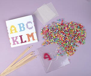 Pärlset kalasdekoration strykpärlor, från 5 år