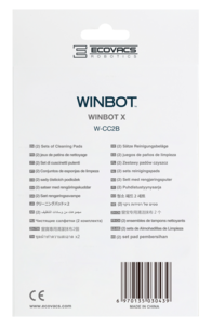 Rengöringsdukar till Ecovacs Winbot X, W-CC2B