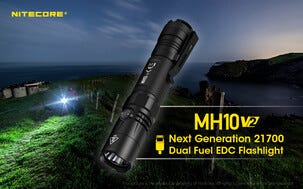 Nitecore vattentät laddbar ficklampa LED, 1200 lm