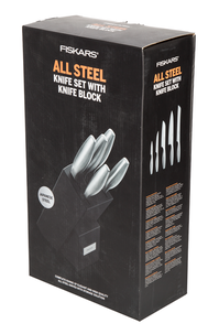 Veitsiteline ja 5 veistä Fiskars All Steel