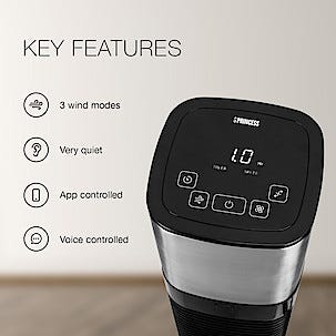 Pelarfläkt Princess Smart