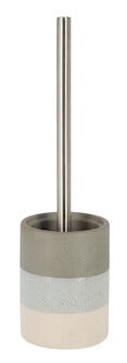 Toalettborste med hållare i stengods