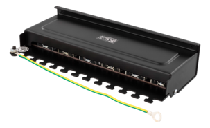 Patchpanel 12xRJ45-portar, Deltaco PAN-213