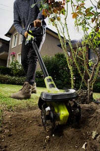 Ryobi jordfräs RY18CVA-0 One+ 18 V, batteridriven