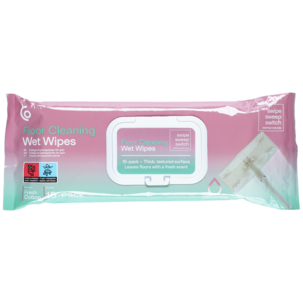 Kostea lattiamoppi, täyttöpakkaus Fresh Cotton, 15 kpl