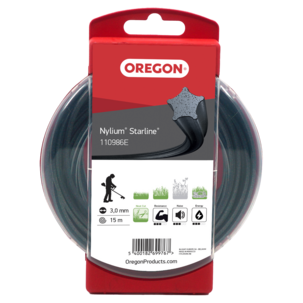 Oregon Nylium Starline trimmertråd, 3,0 mm x 15 m