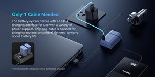 SmallRig 4265 NP-FZ100-batteri for Sony, USB-C
