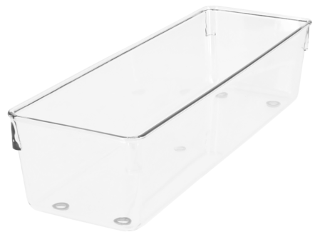 Laatikon jakaja, läpinäkyvä, korkeus 7,3 cm