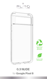 Puro mobilskal 0.3 Nude för Google Pixel 8