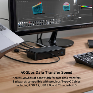 USB 4-kabel 100 W, Belkin, 0,8 m