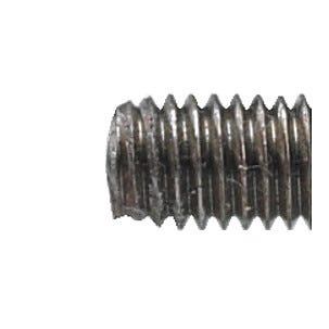 Gängad stång elförzinkad, 1 m