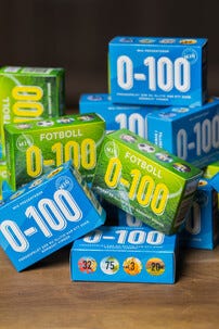 MIG Mini 0–100 Fotboll frågespel, från 10 år