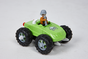 Byggklossar grön monstertruck, Cobi