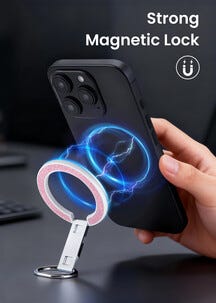 Anmiki glitter ringhållare magnet med mobilgrepp, mobilställ