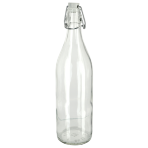 Glasflaska med snäpplock