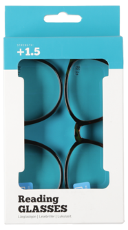 Läsglasögon med blåljusfilter, 2-pack