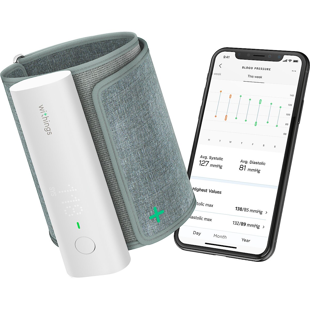 Withings Connect, blodtrycksmätare