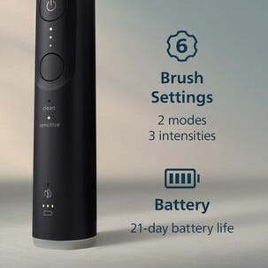 Philips Sonicare 6100 Series -sähköhammasharja, musta