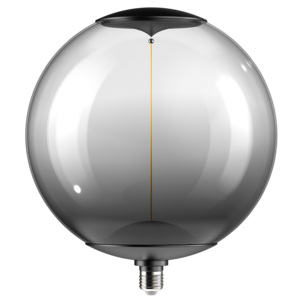 Smokey LED-globlampa E27 12 W dimbar magnetiskt filament, 28 cm