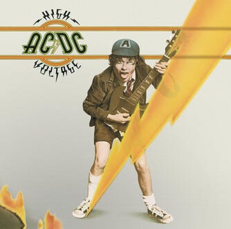AC/DC High Voltage vinylskiva