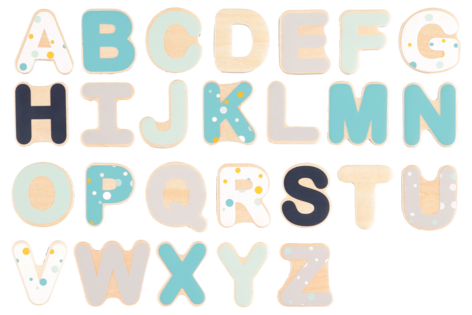 Magnetbokstaver i tre