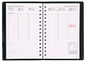 Lommekalender 2020/2021, svart