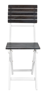 Utemöbler med bord och två stolar