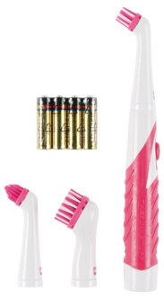 The Pink Stuff Miracle Scrubber Kit borste, batteri