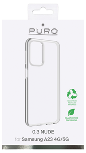 Puro mobildeksel 0.3 Nude til Samsung Galaxy A23 4G/5G