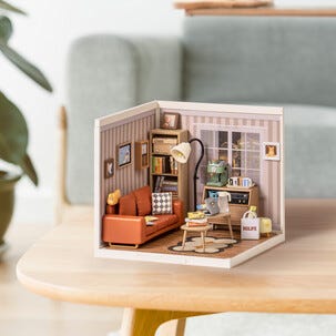 Rolife Super Creator miniatyrrom Cozy Living Lounge, fra 14 år