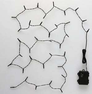 Ljusslinga med batteri, 2,5 m