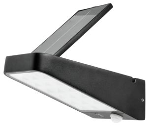 Solcellelampe med bevegelsessensor