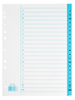 Bokstavregister A4