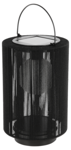 Aurinkokennolyhty tekstiili metalli, 35 cm