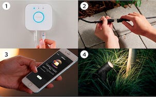 Spotlight Philips Hue Lily Spike, 3-pack