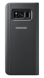 Flipfodral Galaxy S8, Samsung Clear View Standing Cover