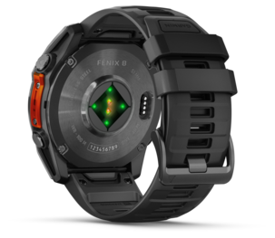 Garmin Fenix 8 träningsklocka med GPS grå-svart