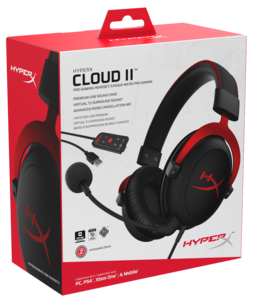 HyperX Cloud II Red gaming-headset 7.1 surroundljud