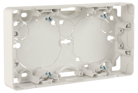 Schneider Exxact förhöjningsram 2-fack 21 mm