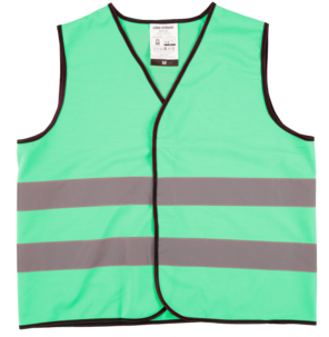 Refleksvest, grønn, Clas Ohlson