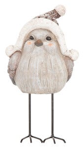 Dekorationsfågel med mössa