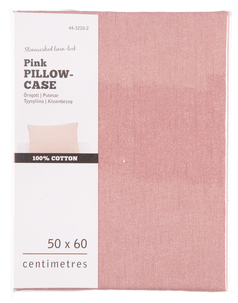 Tyynyliina vaaleanpunainen