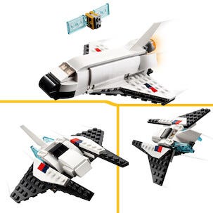 LEGO Creator 3-i-1 romferge 31134, fra 6 år