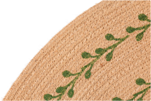 Vendbar juletrematte, hamp 90 cm