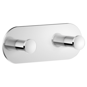 Smedbo DOT selvklebende håndklekrok, dobbel