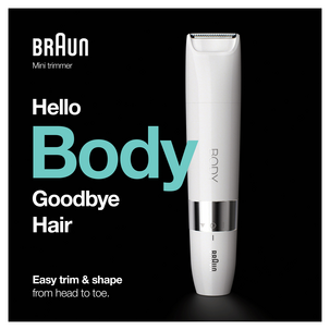Braun Body Mini Trimmer BS1000 Wet & Dry kroppstrimmer