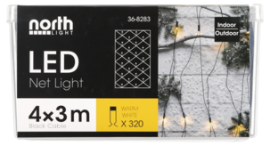 Northlight lysnett 3 x 4 meter 320 LED