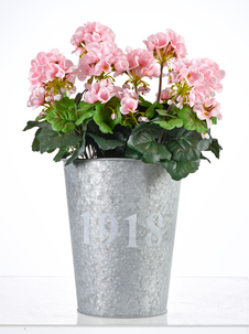 Blomsterpotte i sink